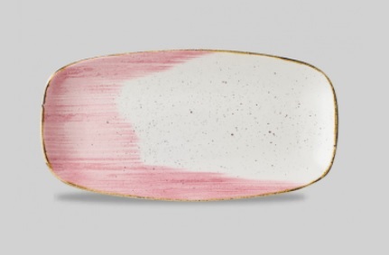 Блюдо прямоугольное CHEFS 35,5х18,9см, без борта, Stonecast, цвет Petal Pink ASPPXO141