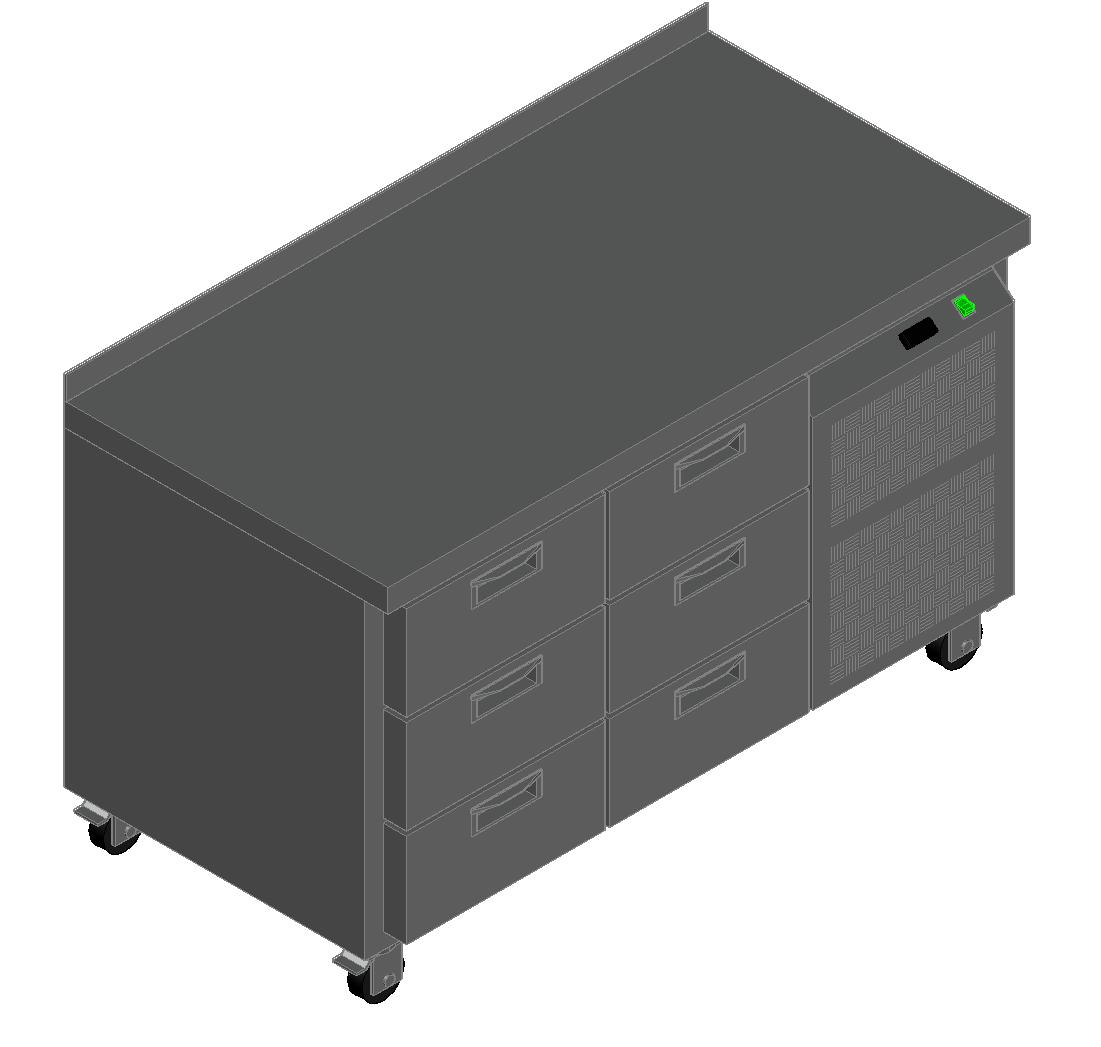 СТОЛ С ОХЛАЖД.ШКАФОМ HICOLD GN33/TN М