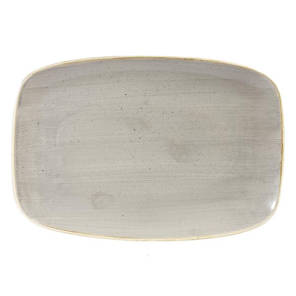 Блюдо прямоугольное CHEFS 30х19,9см, без борта, Stonecast, цвет Peppercorn Grey SPGSOBL41