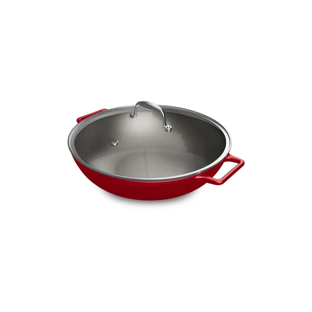 Кастрюля чугунная "Wok" D35 AROMA CAST RED, 146759