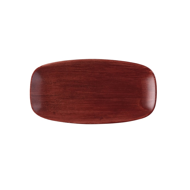 Блюдо прямоугольное CHEFS 29,8х15,3см, без борта, Stonecast Patina, цвет Rust Red PAREXO111