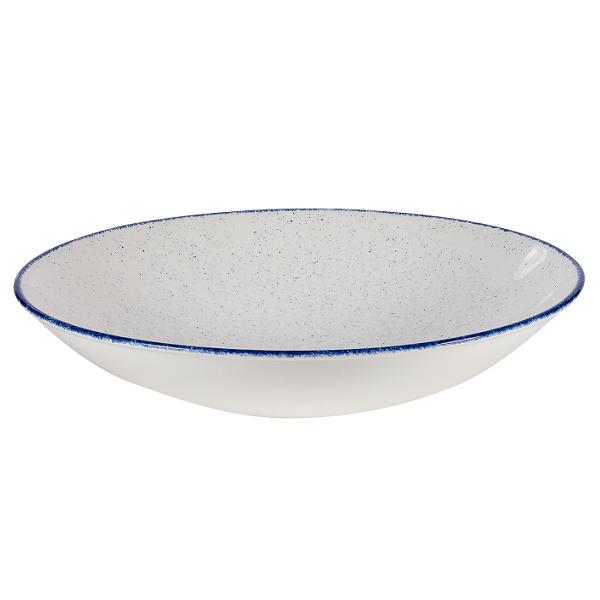 Салатник сервировочный 5,0л d38,5см h8,8см, без борта, Stonecast Buffet, цвет Indigo Blue SHBIAC141