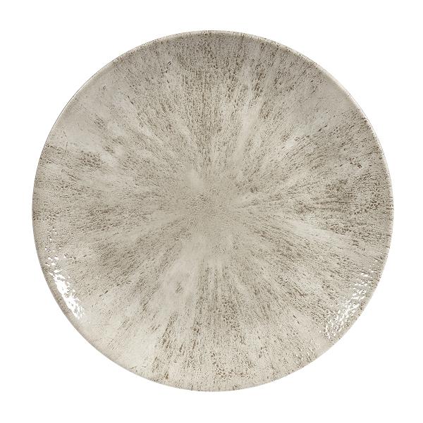 Тарелка мелкая 26см, без борта, цвет Stone Agate Grey, Studio Prints STAGEV101