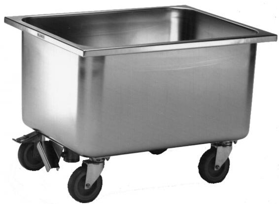 ТЕЛЕЖКА INOX Д/СБОРА ОТХОДОВ FLOTT
