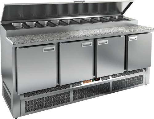 СТОЛ ДЛЯ ПИЦЦЫ HICOLD PZE1-1111GN (1/3) КАМЕНЬ