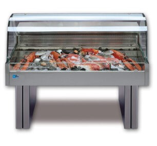 ВИТРИНА ХОЛОДИЛЬНАЯ TECFRIGO SHOPPING 2000 COLD НЕРЖ. + НОЖКИ