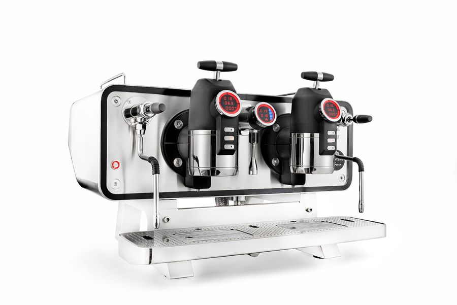 Кофемашина Sanremo Opera 2 высокие гр. стальная-белая