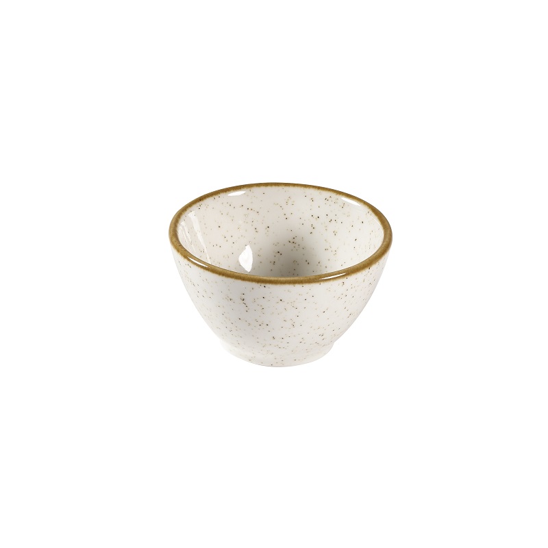 Соусник 0,11л d8,5см h5см, без борта, Stonecast, цвет Barley White SWHSBSD41