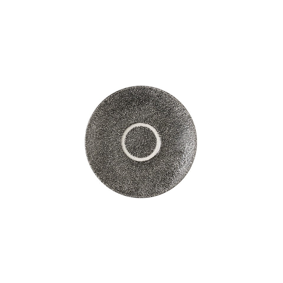 Блюдце 15,6см, цвет Raku Quartz Black, Studio Prints RKBQCSS1