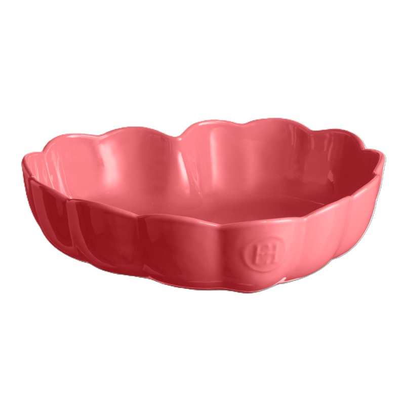Форма для запекания "Сердце" 26,5x24,5x6,5см 1,80л, керамика, серия Madeleine, цвет розовый 476153