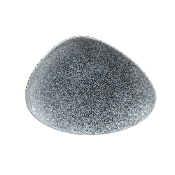 Блюдо треугольное CHEFS 20х15см, без борта, цвет Raku Topaz Blue, Studio Prints RKTBTC201