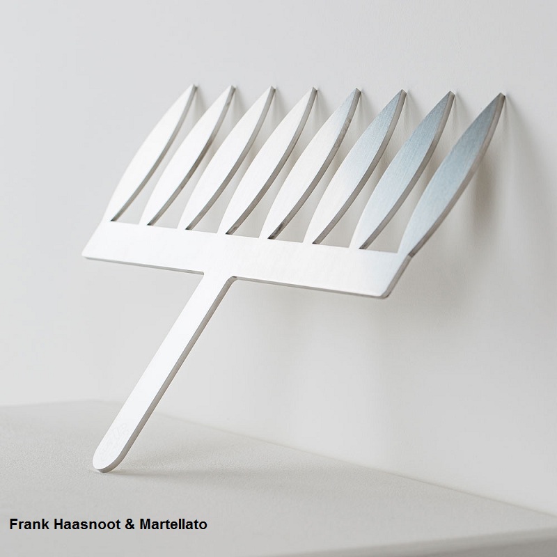 Трафарет для декора "LEAF COMB" h8см, нерж.сталь, дизайн - Frank Haasnoot 20FH01L