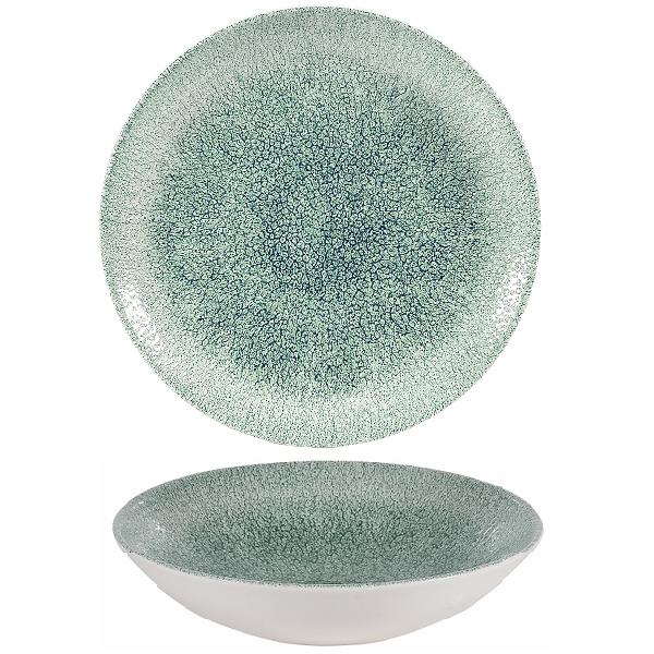 Салатник 0,42л d18,2см, без борта, цвет Raku Jade Green, Studio Prints RKJGEVB71