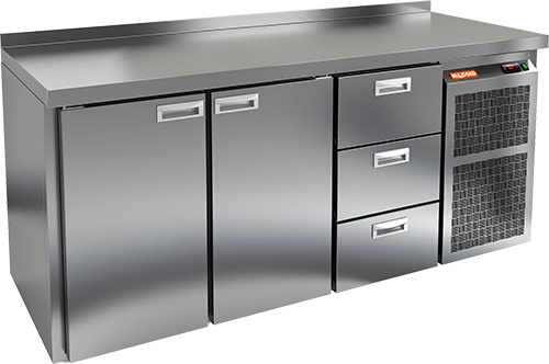 СТОЛ С ХОЛОДИЛЬНЫМ ШКАФОМ HICOLD SN 113 BR2 TN (R290)
