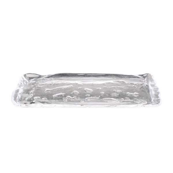Блюдо стеклянное Лед прозрачное 34х11см h2см, Frost XGLAS-340
