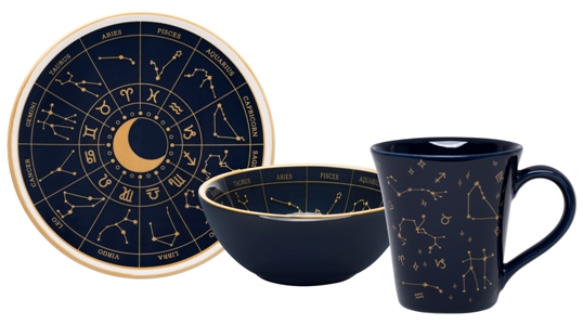 Набор посуды 3 предмета "ZODIACO" Oxford 103891, AM03-5627