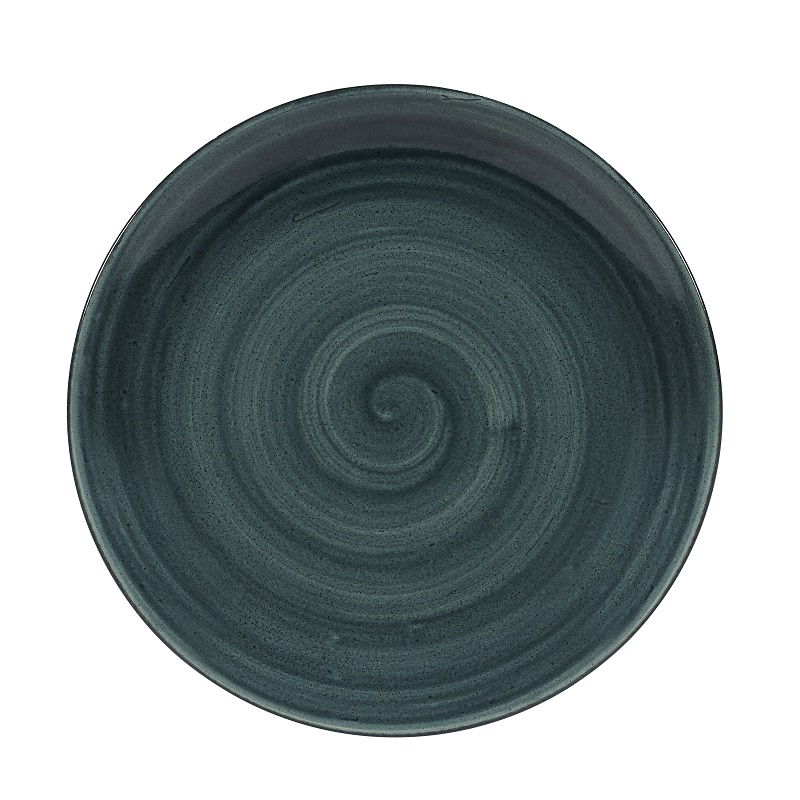 Тарелка мелкая 26см, без борта, Stonecast Patina, цвет Rustic Teal PATREV101