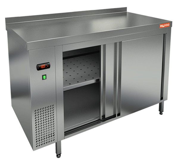 СТОЛ С ТЕПЛОВЫМ ШКАФОМ HICOLD TS 18 GN миниатюра 2