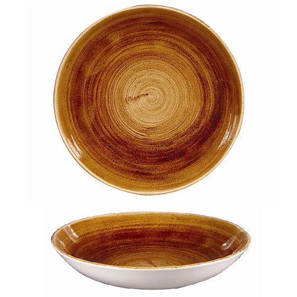 Тарелка глубокая 24,8см 1,13л, без борта, Stonecast Patina, цвет Vintage Copper PAVCEVB91