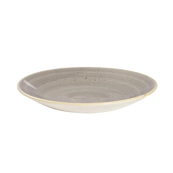 Тарелка глубокая 22,5см h2,7см, без борта, Stonecast, цвет Peppercorn Grey SPGSPD221