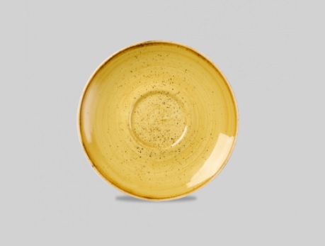 Блюдце 15,6см Stonecast, цвет Mustard Seed Yellow SMSSCSS 1