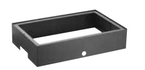 База средняя CALEIDO 57х36,7см h12,5см, сталь, цвет Gris 518D0002