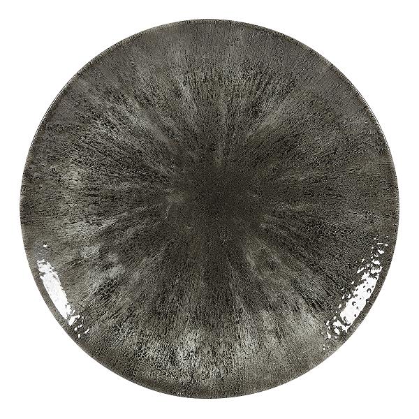 Тарелка мелкая 28,8см, без борта, цвет Stone Quartz Black, Studio Prints STQBEV111