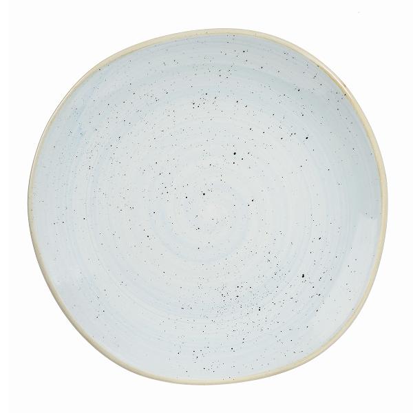 Тарелка мелкая "Волна" 26,4см, без борта, Stonecast, цвет Duck Egg Blue SDESOG101