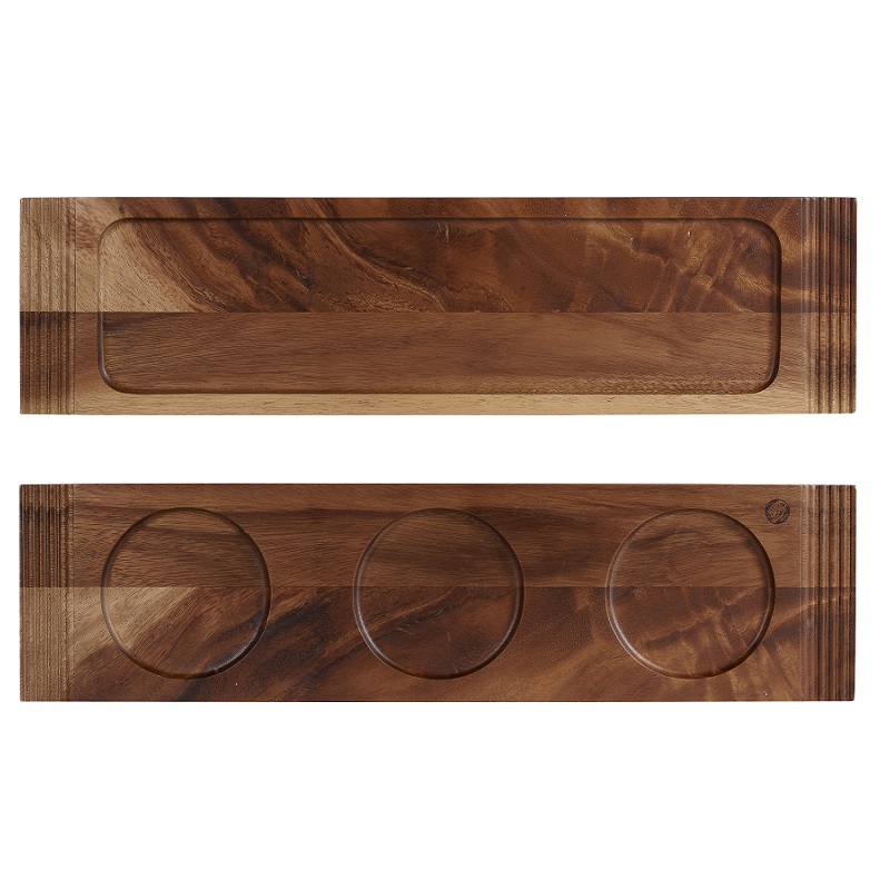 Блюдо деревянное 49,5х13см, двухстороннее, Buffet Wood ZCAWDBH31