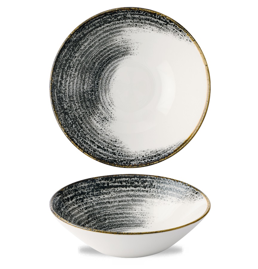 Тарелка глубокая d19,6хh5,5см 0,750л, без борта, цвет Black,Studio Prints Homespun Accents HABKEB191