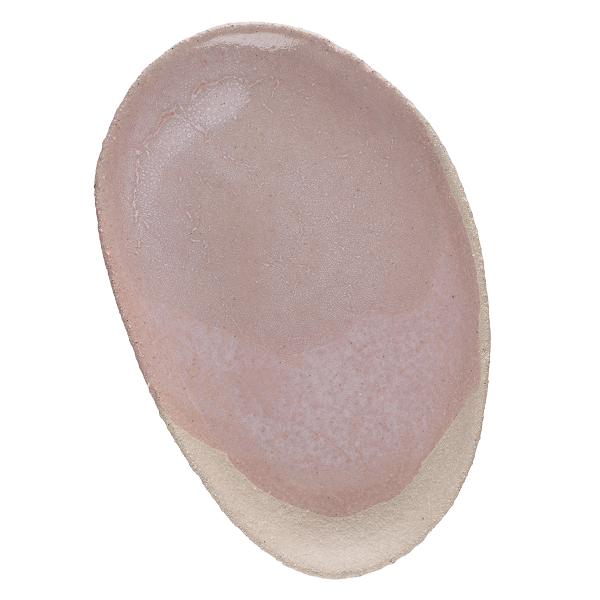 Блюдо овальное 36х25см, керамика, цвет ROSE, Wabi 963492