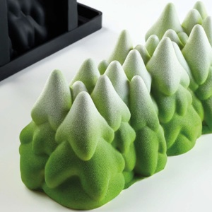 Форма силиконовая PAVOCAKE 3D "Снежное дерево" 250x90xh 95мм, 1100 мл KE092S