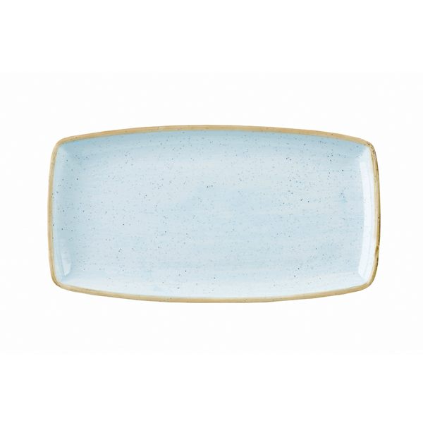 Блюдо сервировочное 35х18,5см, без борта, Stonecast, цвет Duck Egg Blue SDESOP141