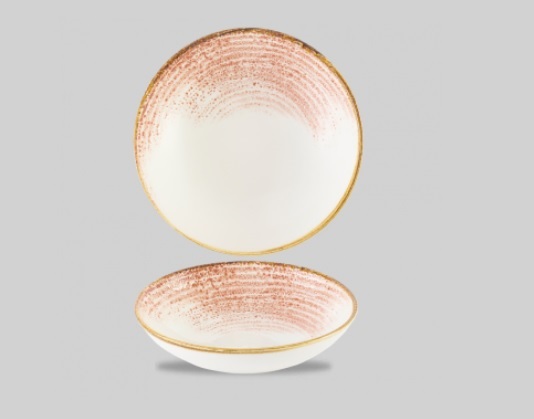 Салатник 1,14л d24,8см, без борта, цвет Coral, Studio Prints Homespun Accents HACLEVB91