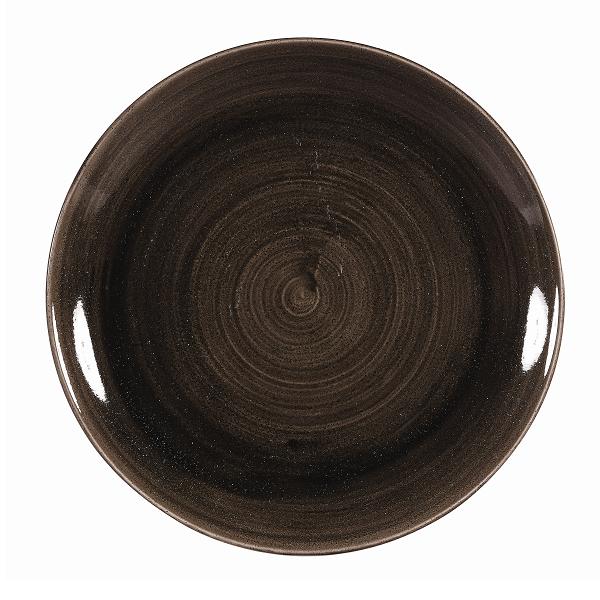 Тарелка мелкая 28,8см, без борта, Stonecast Patina, цвет Iron Black PAIBEV111