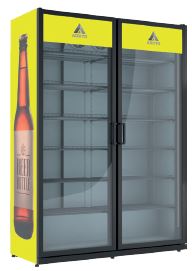 ШКАФ ХОЛОДИЛЬНЫЙ ДЛЯ НАПИТКОВ АРКТО FLEX-1428-ECO БЕЛЫЙ КРАШ. БЕЗ КАНАПЕ (2 ДВЕРИ) (108000061)