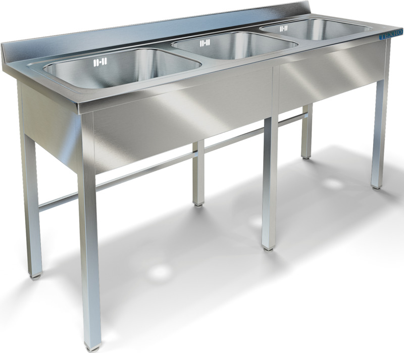 ВАННА МОЕЧНАЯ ТРОЙНАЯ ВМ-42/446