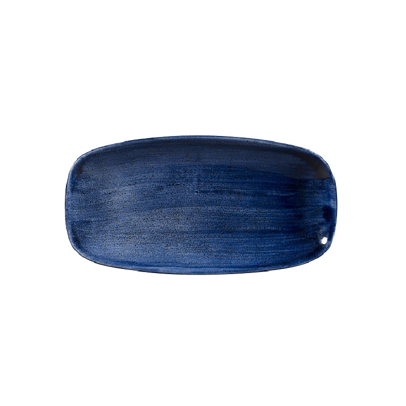 Блюдо прямоугольное CHEFS 29,8х15,3см, без борта, Stonecast Patina, цвет Cobalt Blue PABLXO111