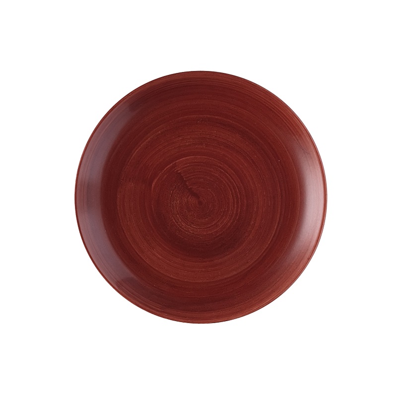 Тарелка мелкая 16,5см, без борта, Stonecast Patina, цвет Rust Red PAREEVP61