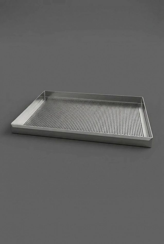 Противень TGA410 600х400х20, t=1,5 мм, ал. перф. с антипригарным покр.Kitchen Muse(подходит к Unox) миниатюра 1
