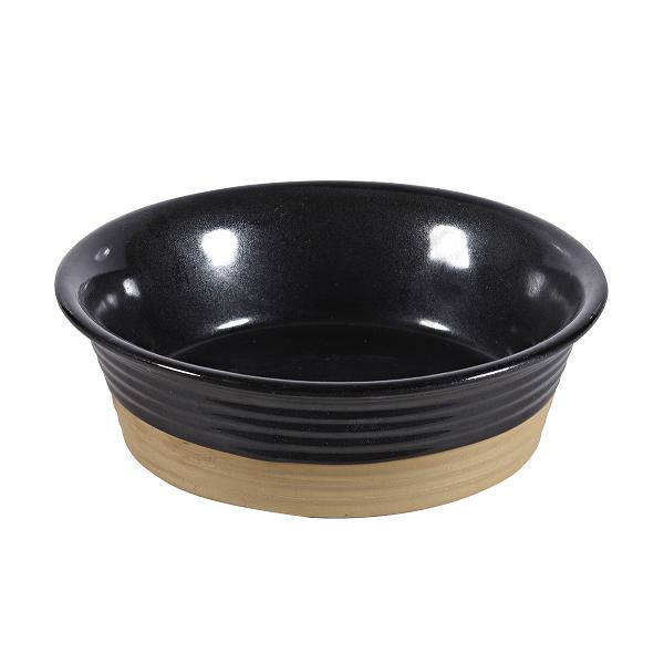 Блюдо глубокое d16см 0,48л, керамика, Igneous Black ZCBKIGLP1