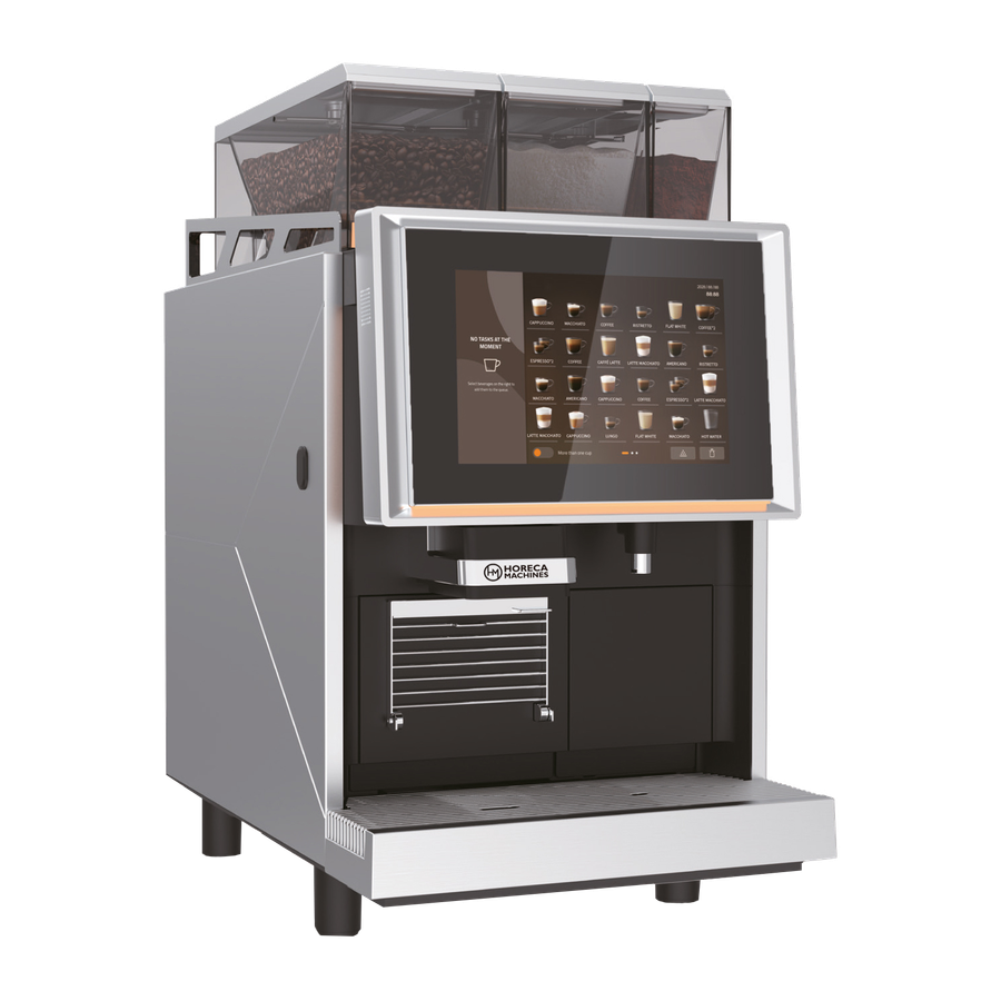 Кофемашина суперавтоматическая HORECA MACHINES Y680C, 2G, 1P, Silver
