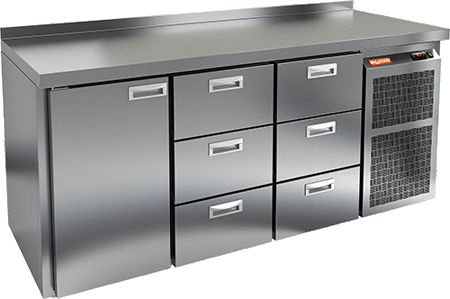 СТОЛ С ОХЛАЖД.ШКАФОМ HICOLD GN 133 BR2 TN
