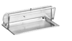Поднос для нарезки CALEIDO GN 1/1 54х34см, с крышкой, охлаждаемый, нерж.сталь F1800950