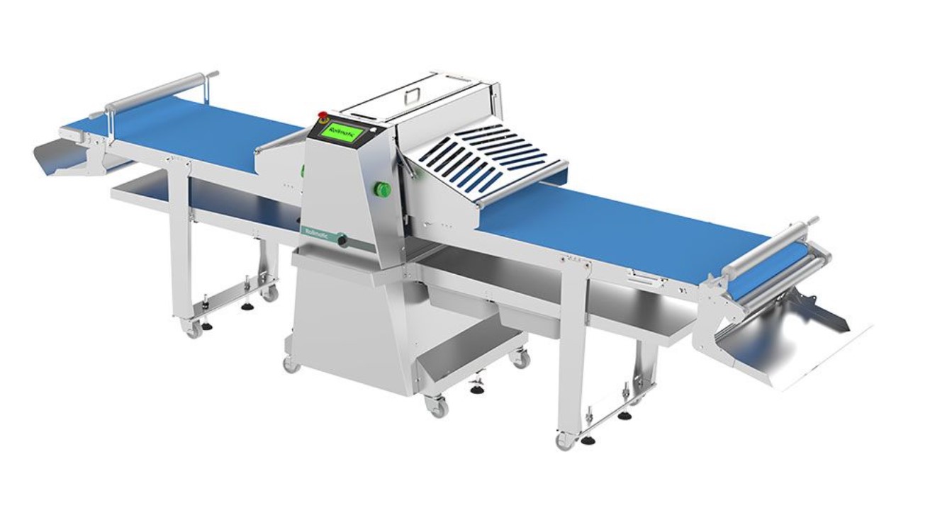 ТЕСТОРАСКАТКА ROLLMATIC R65AXP-T/16 /ЛОТКИ /НАБОР ДЛЯ НАРЕЗКИ КРУАССАНОВ 140Х130ММ