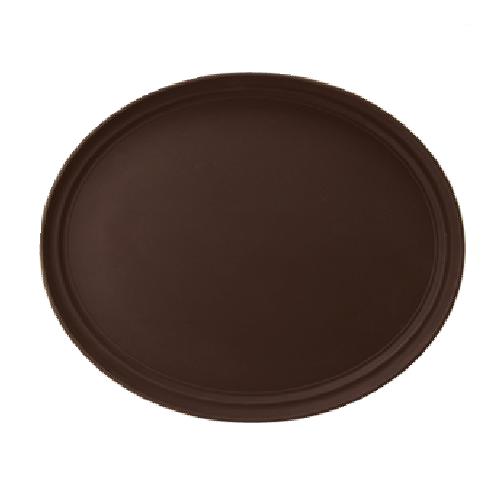 Поднос прорез. овал. 60х73,5см, коричневый, серия Jiwins JW-R2900CT-BR