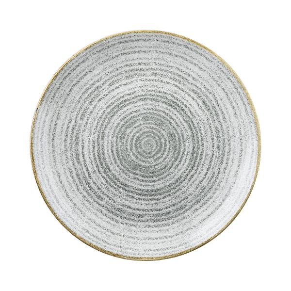 Тарелка мелкая 26см, без борта, цвет Stone Grey, Studio Prints SPSGEV101