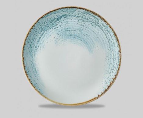 Тарелка мелкая 28,8см, без борта, цвет Aquamarine, Studio Prints Homespun Accents  HAAMEV111