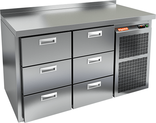 СТОЛ С ХОЛОДИЛЬНЫМ ШКАФОМ HICOLD BN 33 BR2 TN (R290)