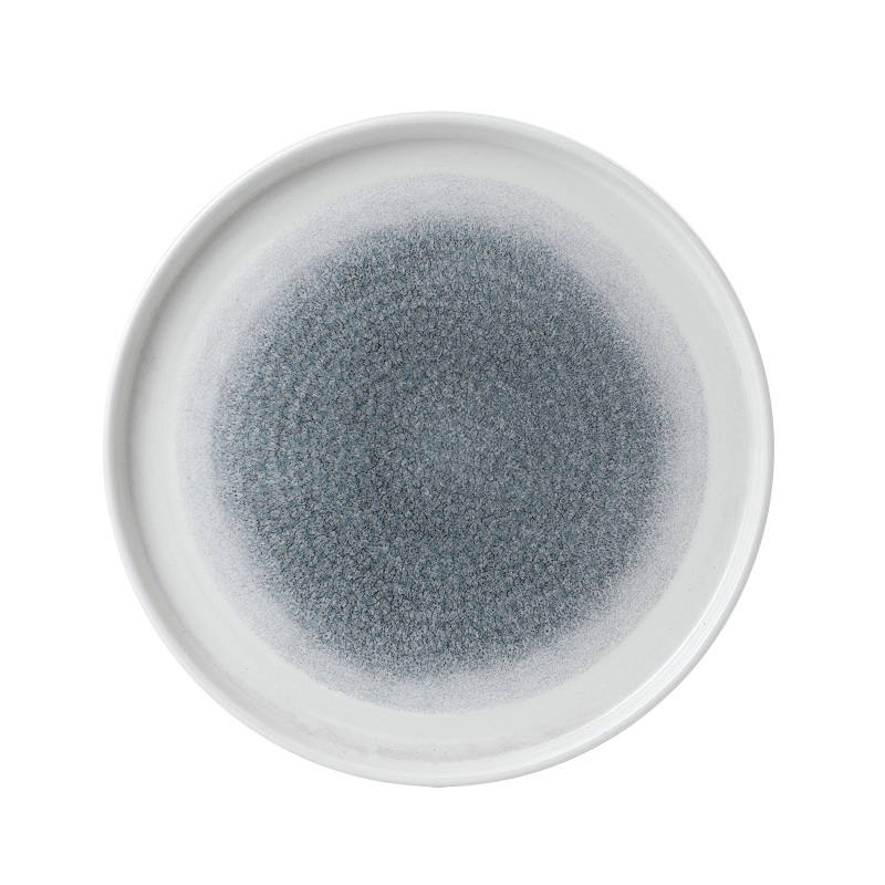 Тарелка мелкая CHEFS 26х2см, с прямым бортом, цвет Raku Topaz Blue, Studio Prints RKTBWP261